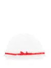 Monnalisa Ribbon-lace Beanie In White