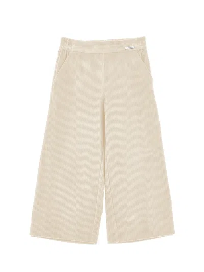 MONNALISA MONNALISA RIBBED TROUSERS