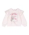 Monnalisa Romantic Circus Dumbo-print Sweatshirt In Pink