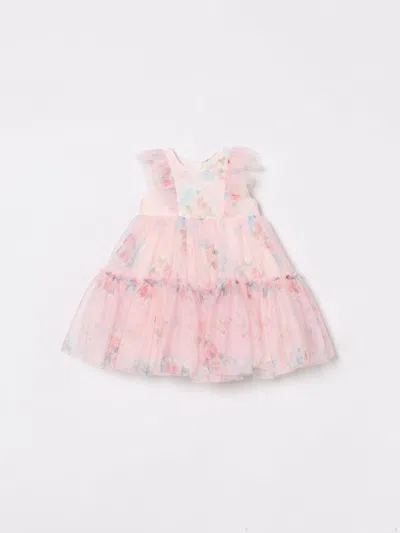 Monnalisa Babies' Romper  Kids Color Pink In Pattern