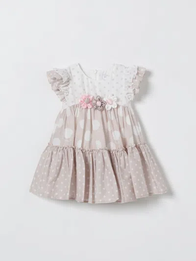 Monnalisa Babies' Romper  Kids Color Beige In Neutral