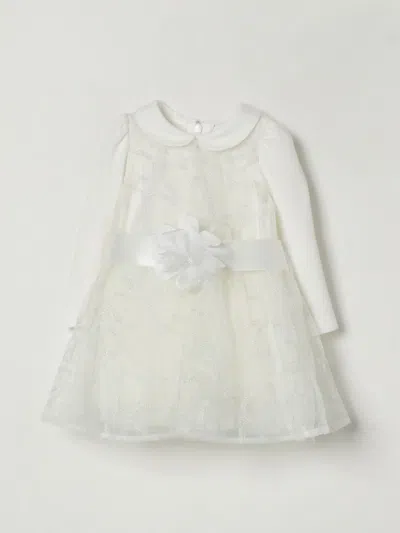 Monnalisa Babies' Romper  Kids Color Yellow Cream