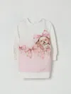 Monnalisa Romper  Kids Color Yellow Cream In Pink