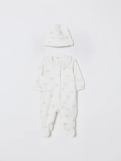 Monnalisa Babies' Romper  Kids Color Yellow Cream In White