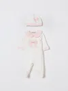 Monnalisa Romper  Kids Color Yellow Cream In White