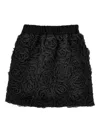 Monnalisa Minirock Aus Georgette Mit Blumenmuster