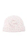 Monnalisa Rose-print Beanie In White