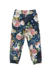 Monnalisa Rose Jersey Leggings In Blue + Multicolor