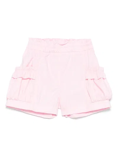 Monnalisa Babies' Ruffle-trim Shorts In Pink