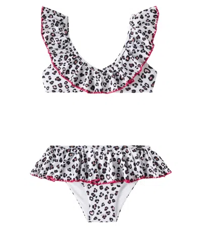 Monnalisa Kids' Bedruckter Bikini In Multicolor