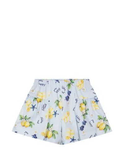 Monnalisa Kids' Ruffled Shorts In Multi