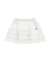 Monnalisa Ruffled Skirt In Multi