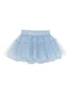 Monnalisa Ruffled Tulle Skirt In Blue