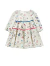 Monnalisa Rüschenkleid Mit Schmucksteinen