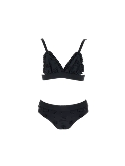 Monnalisa Kids'   San Gallo Bikini In Black