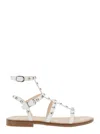 Monnalisa Studded Sandals In White