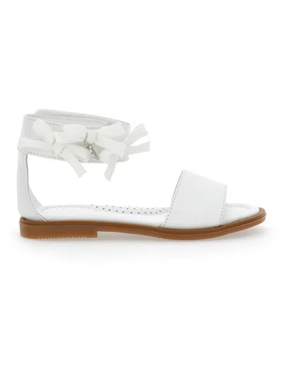 Monnalisa Babies'   Sandals With Bows In White