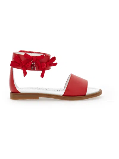 Monnalisa Babies'   Sandals With Bows In Gold