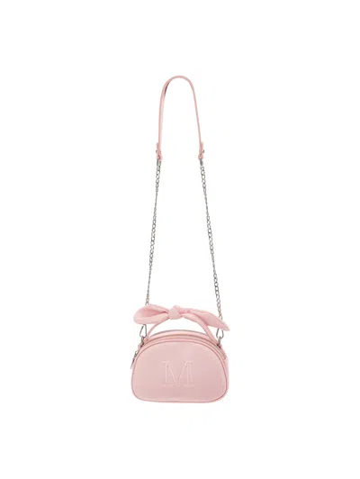 Monnalisa Babies'  Satchel Bag In Lotus