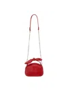 Monnalisa Satchel Bag In Ruby Red