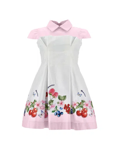 Monnalisa Kids' Bustierkleid Aus Satin In 9990