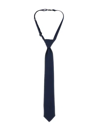 Monnalisa Kids'   Satin Tie In Navy Blue