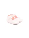 Monnalisa Sequin-embellished Ballerina Shoes In Pink