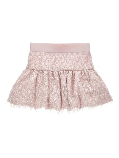 Monnalisa Babies' Sequin-embellished Skirt In Pink