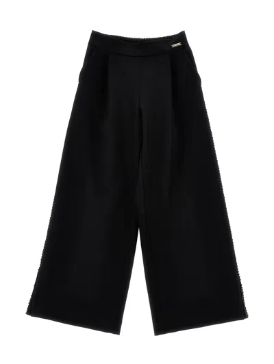Monnalisa Kids'   Sequined Pants In Black