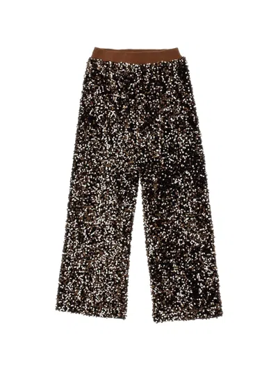 Monnalisa Pants Kids Color Brown