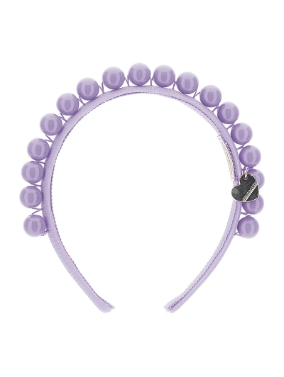 Monnalisa Kids'   Sequinned Hairband In Purple