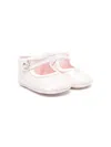 Monnalisa Sequinned Pre-walkers In Pink