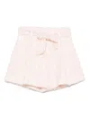 Monnalisa Sequinned Shorts In Pink