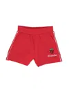Monnalisa Sequinned-strawberry Track Shorts In Red