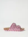 Monnalisa Hausschuhe Mit Schmuckschnalle In Pink
