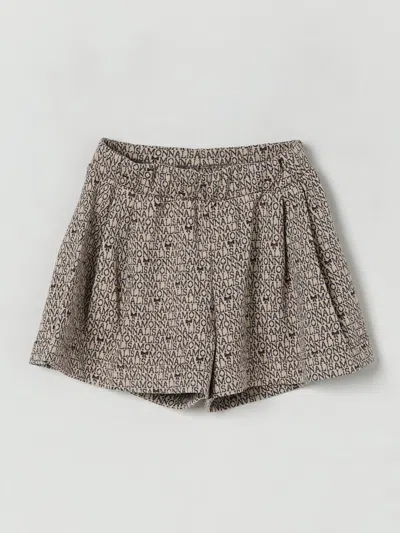 Monnalisa Short  Kids Color Ecru In Black