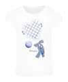 Monnalisa Short-sleeved T-shirt In White