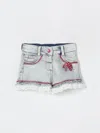 Monnalisa Kurze Hose  Kinder Farbe Denim In Denim