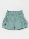 Monnalisa Babies' Shorts  Kids Color Sage In Sage Grün