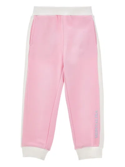 MONNALISA SIDE-STIPE TRACK PANTS
