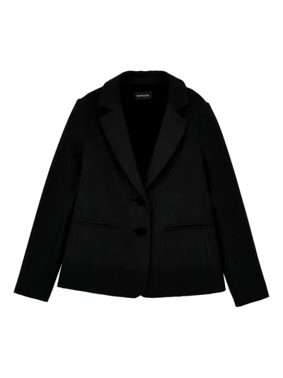 Monnalisa Kids' Single-breasted Blazer In Black