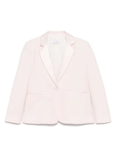 Monnalisa Kids' Single-breasted Blazer In Pink
