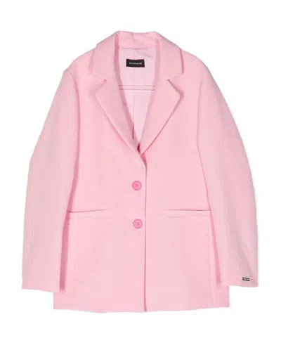 MONNALISA MONNALISA MASCULINE-STYLE SINGLE-BREASTED TAILORED JACKET