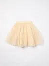 Monnalisa Skirt  Kids Color Beige In Beige