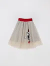 Monnalisa Skirt  Kids Color Beige In Gray