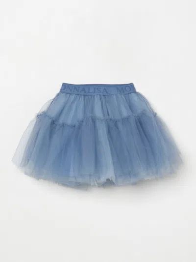Monnalisa Skirt  Kids Color Gnawed Blue