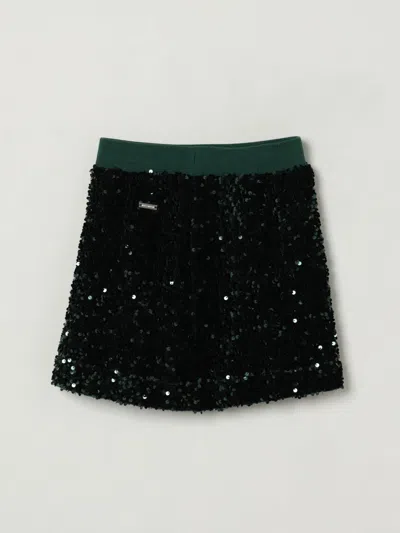 Monnalisa Skirt  Kids Color Green In Black