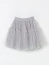 Monnalisa Skirt  Kids Color Grey In Grau
