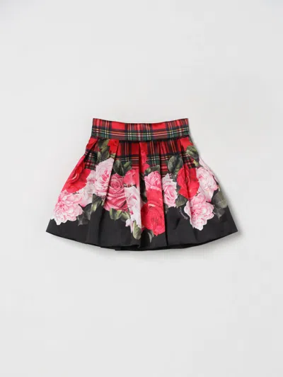 Monnalisa Skirt  Kids Color Red In Multi
