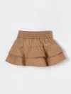Monnalisa Tiered Skort In Tabak